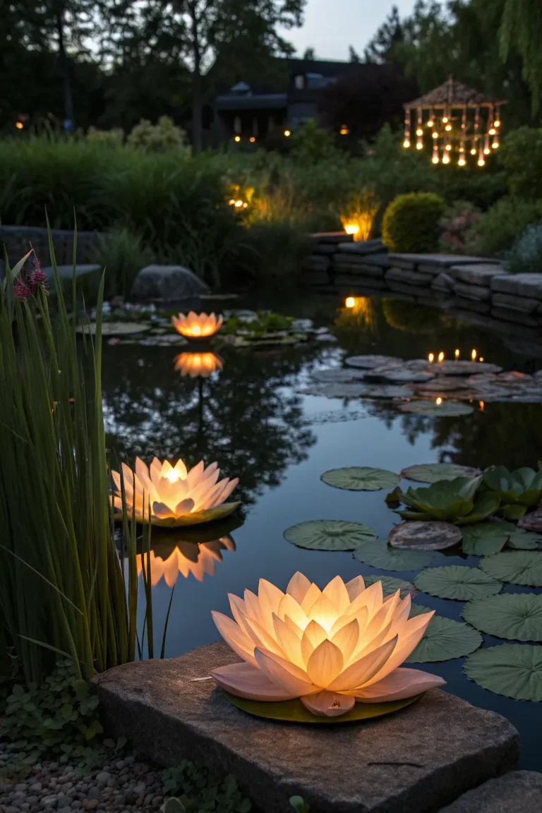 30 Garden Ponds at Night: Discover the Magic and Serenity After Dark