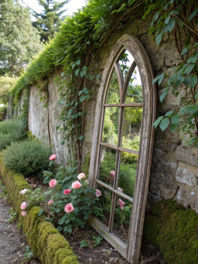 35 Garden Mirror Ideas to Give Your Garden That Fairytale Look