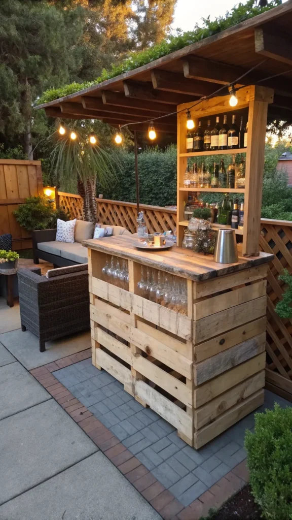 1 diy pallet bar a realistic backyard scene fe