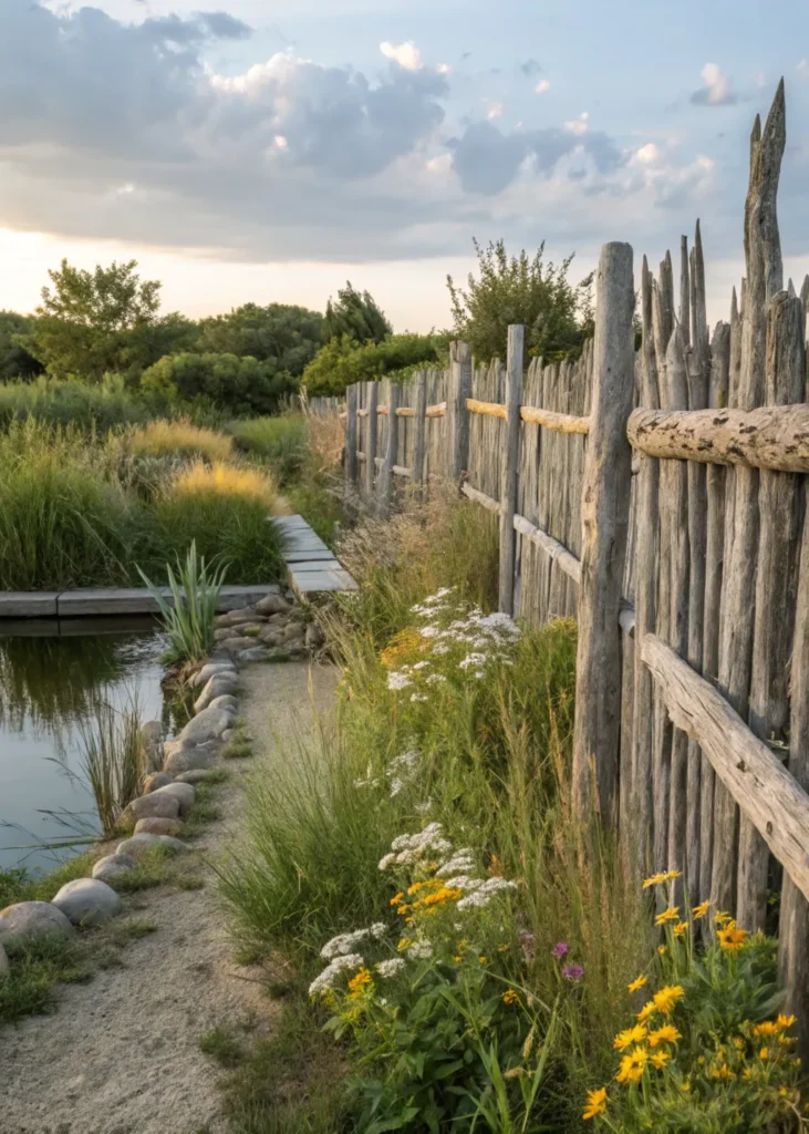 Rustic Garden Fence Ideas