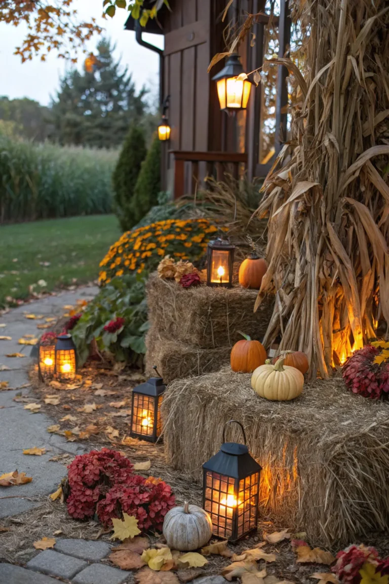 30 Fall Garden Decor Ideas: Cozy & Rustic Outdoor Inspiration