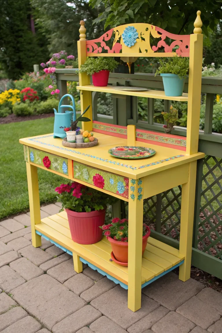 22 Genius Potting Bench Ideas to Simplify Your Gardening Routine