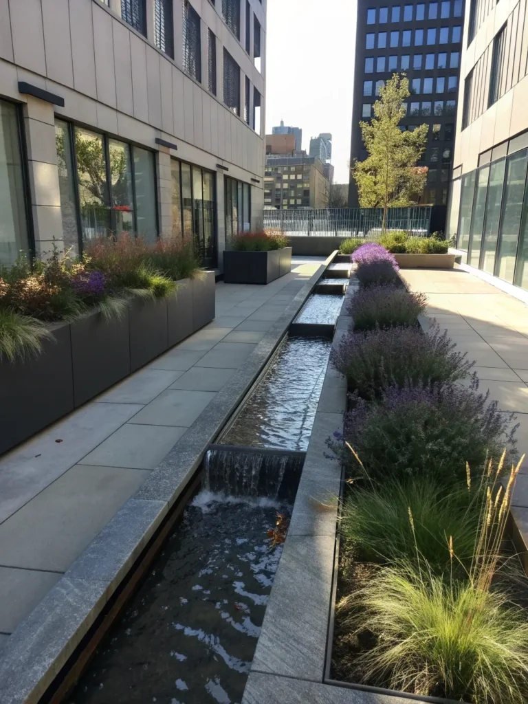 Small Garden Courtyard Ideas Featuring Beautiful Water Features