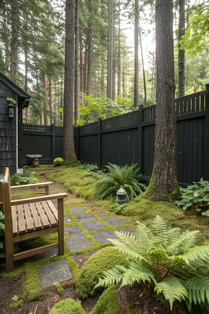 Gardens With Black Fences