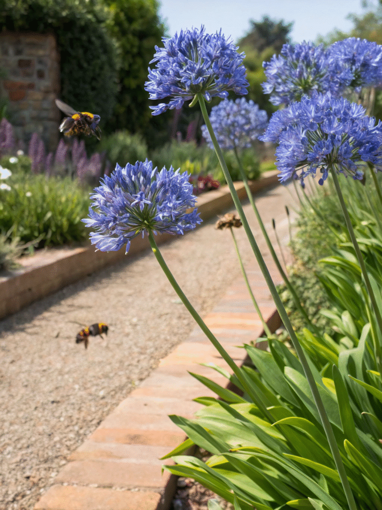 10 agapanthus bingo blue sunny pollinator garde