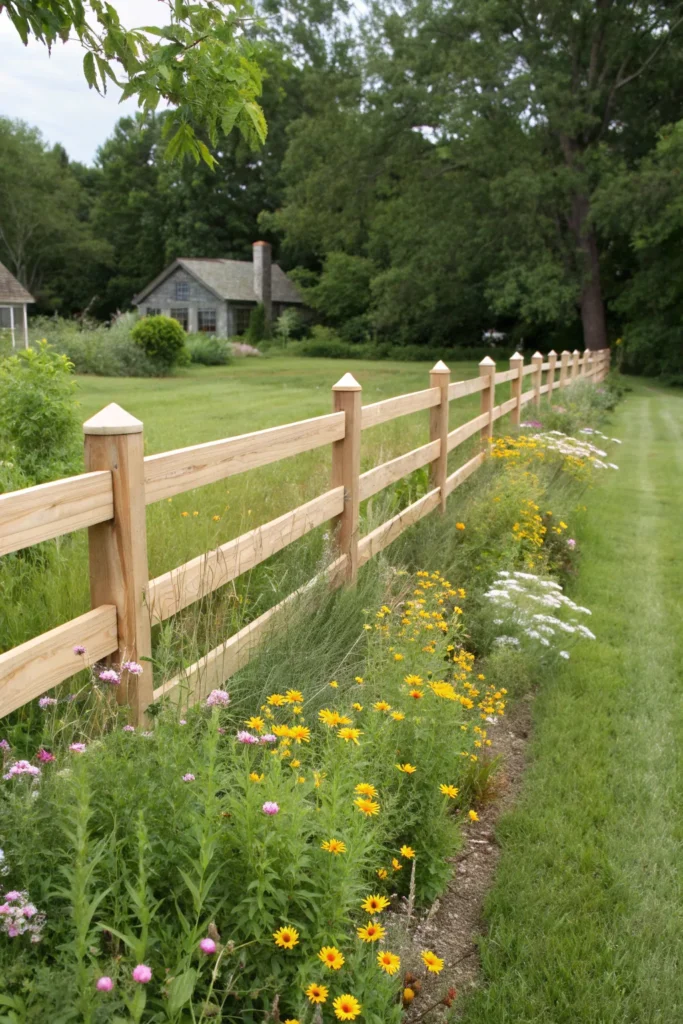 10 classic cedar split rail fence show a classic