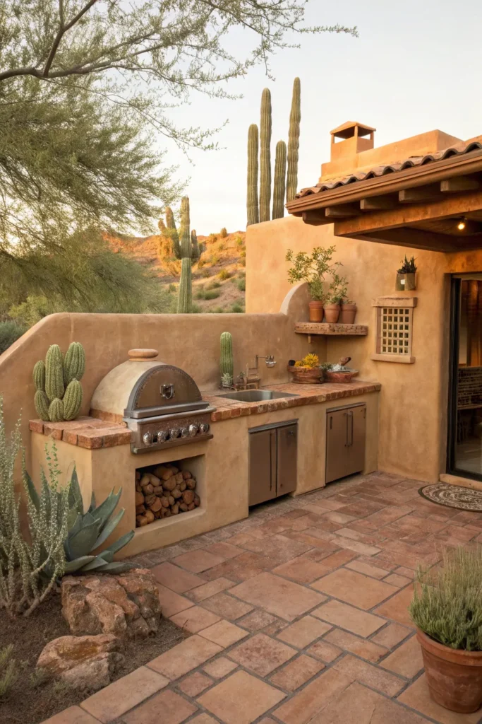 10 desert inspired outdoor kitchen design an ado