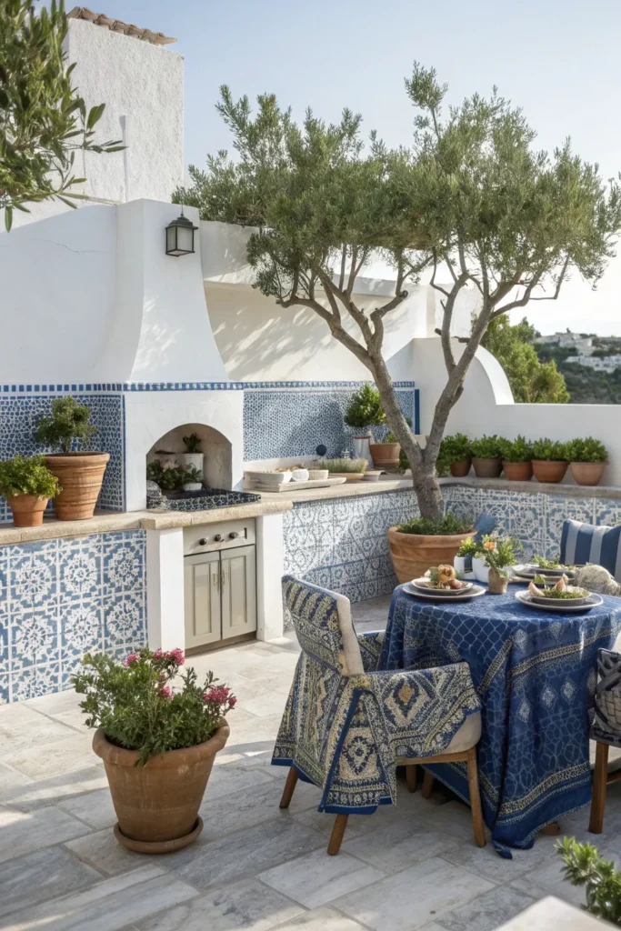 10 greek island inspired santorini style outdoor