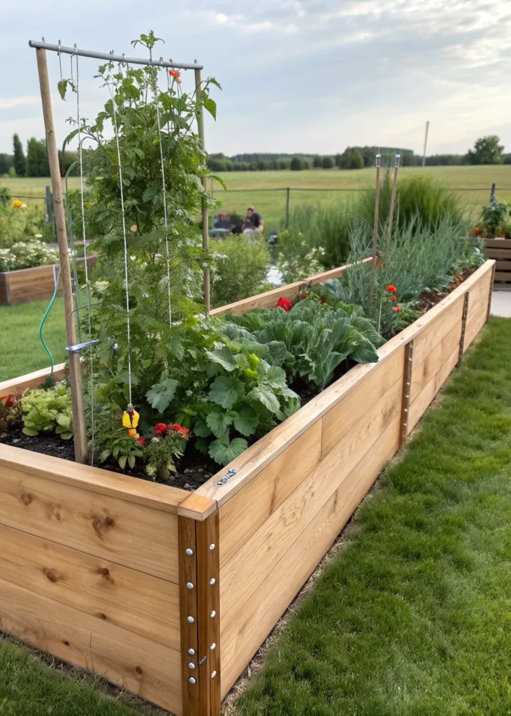 10 infinite cedar raised bed a large sturdy c