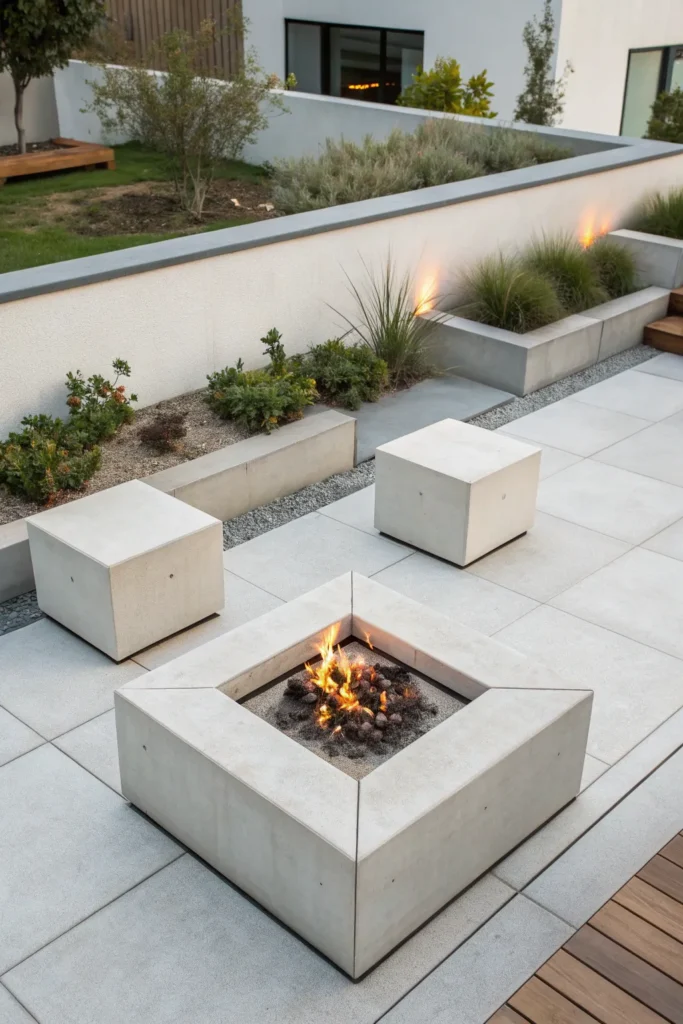 10 minimalist square fire pit a sharp edged squa