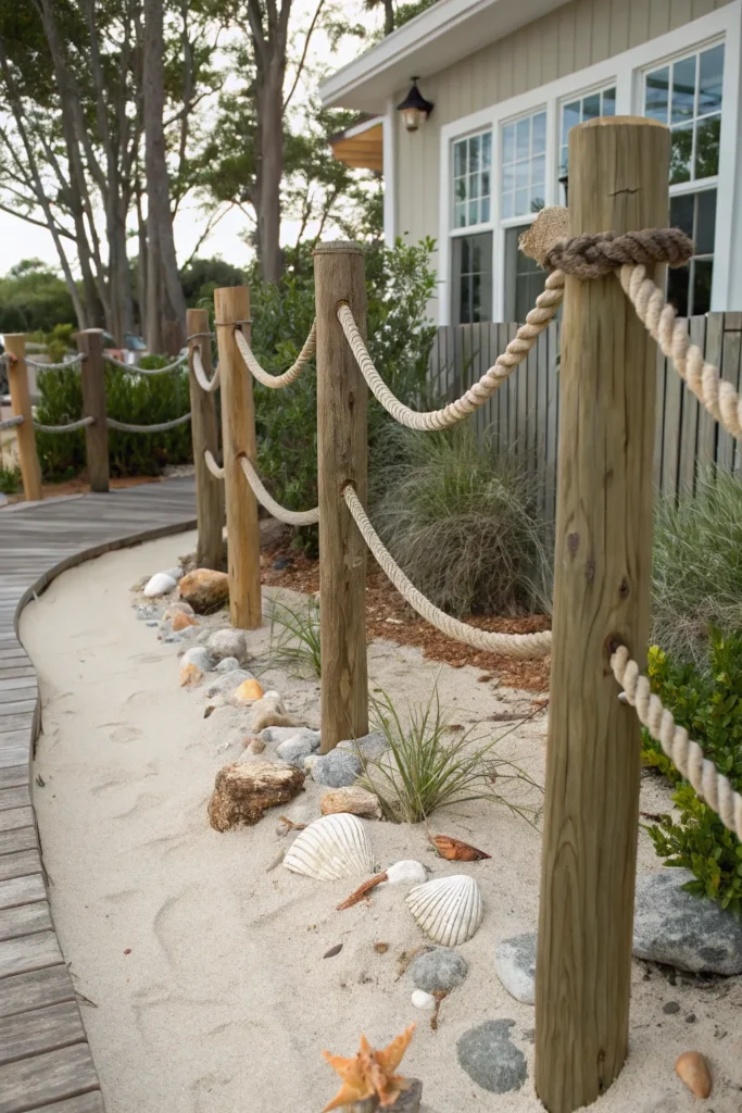 10 nautical rope fence coastal inspired backyard