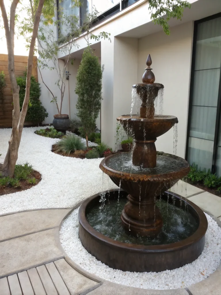11 artistic bronze sculpture doubling as a water