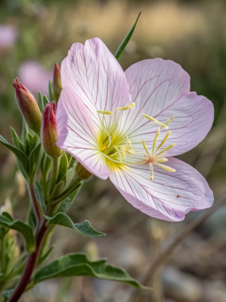 11 close up of evening primrose wild flower