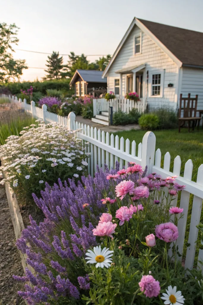 11 cottage garden charm with lavender colorful