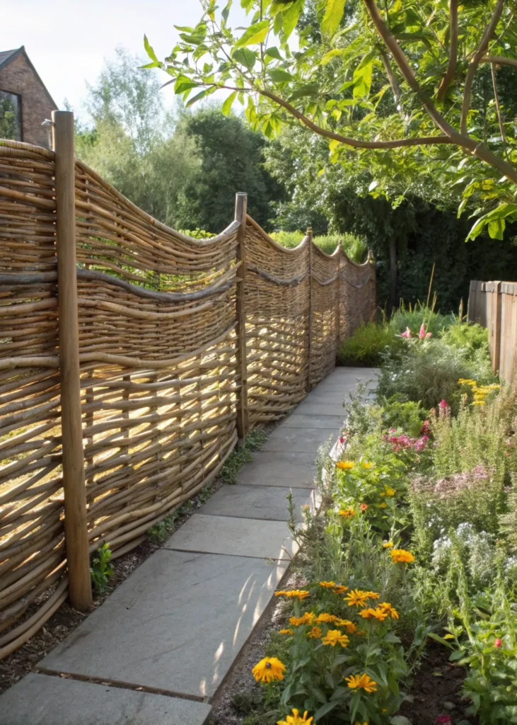 11 handcrafted woven willow fence create a reali