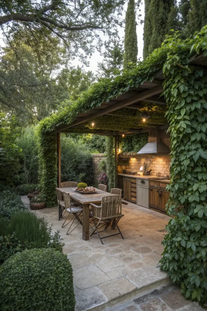11 secluded garden kitchen hidden outdoor kitche
