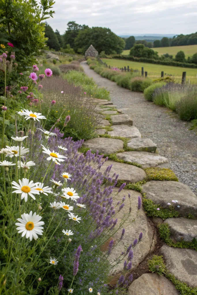12 charming country garden border local fields