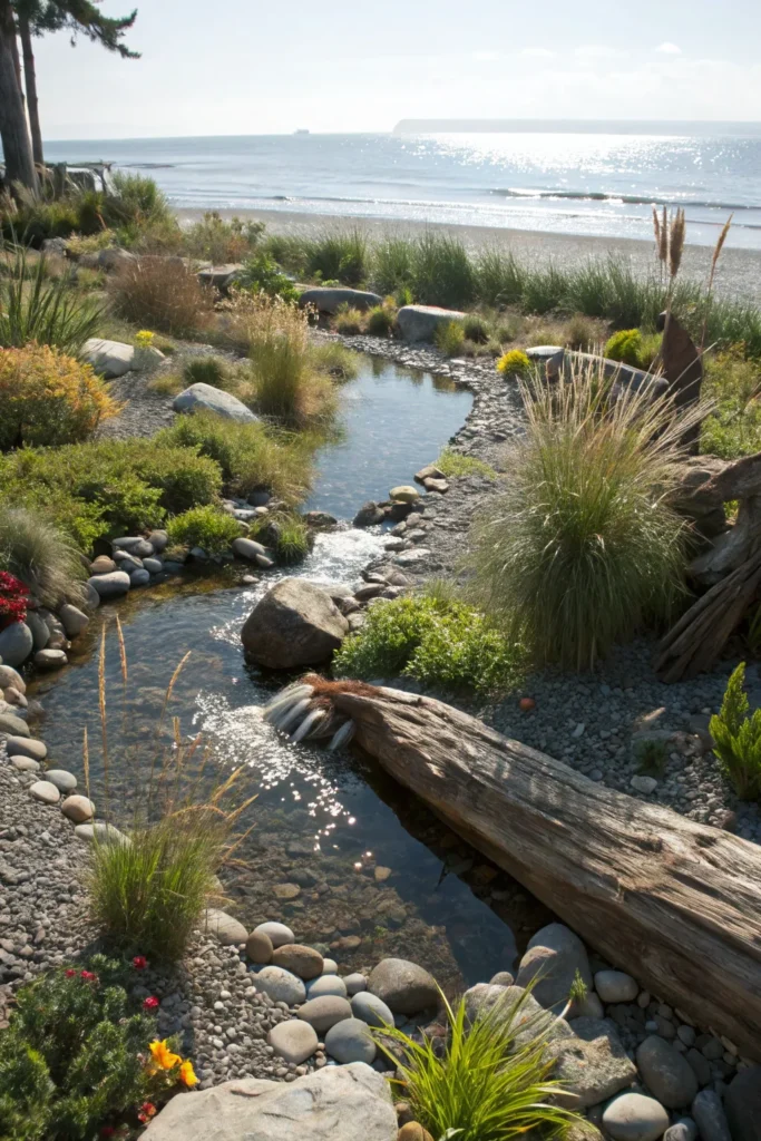 12 coastal garden with streams mimicking tide po