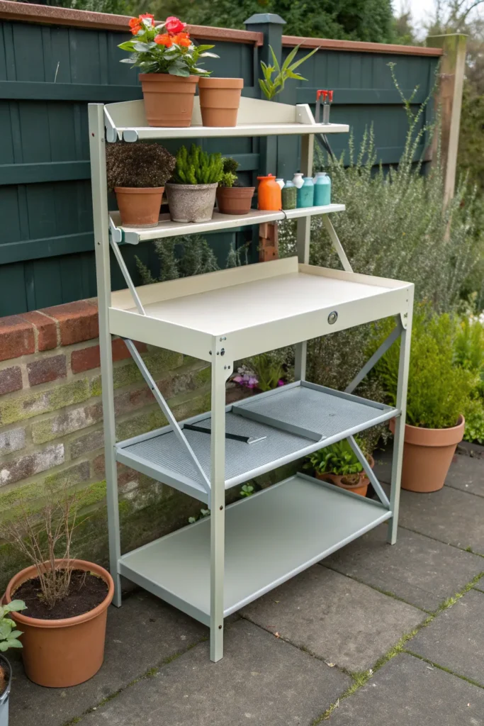 12 compact folding potting bench 1