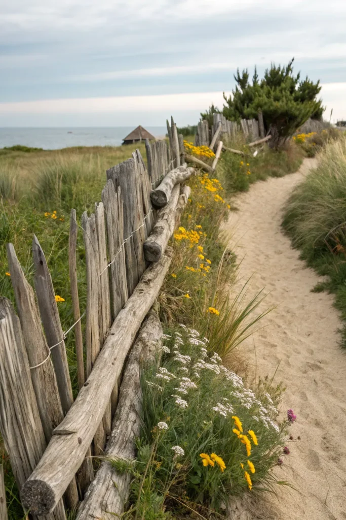 12 driftwood garden fence fence crafted from nat