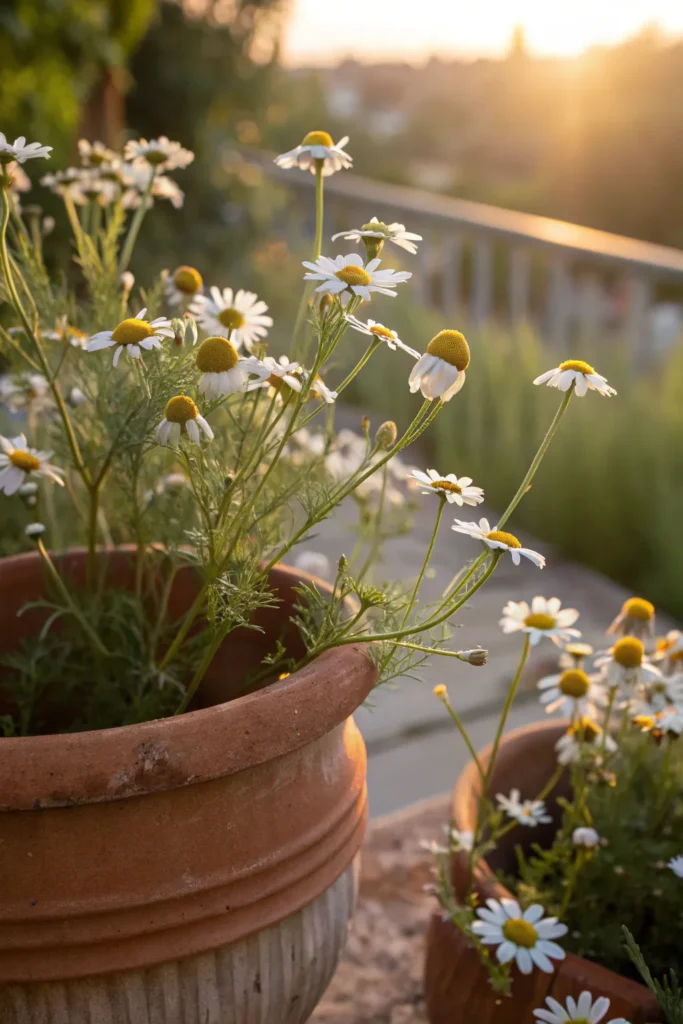 13 chamomile in a terracotta pot a classic ter