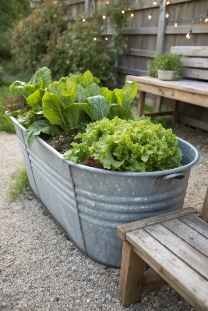 13 metal wash tub bed large galvanized wash tu