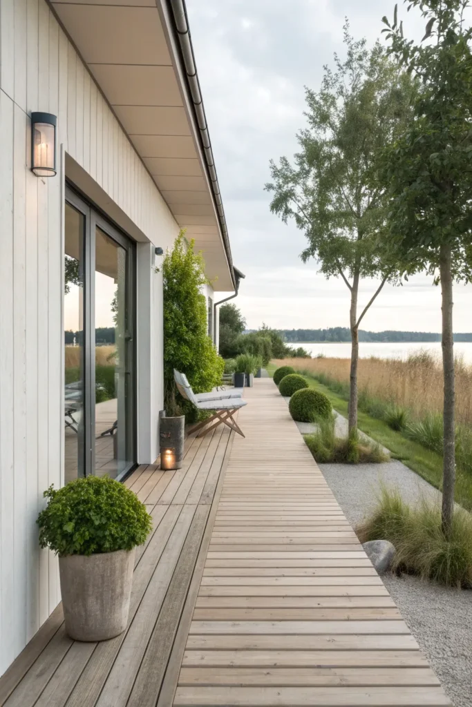 13 scandinavian wooden deck pathway a minimalist