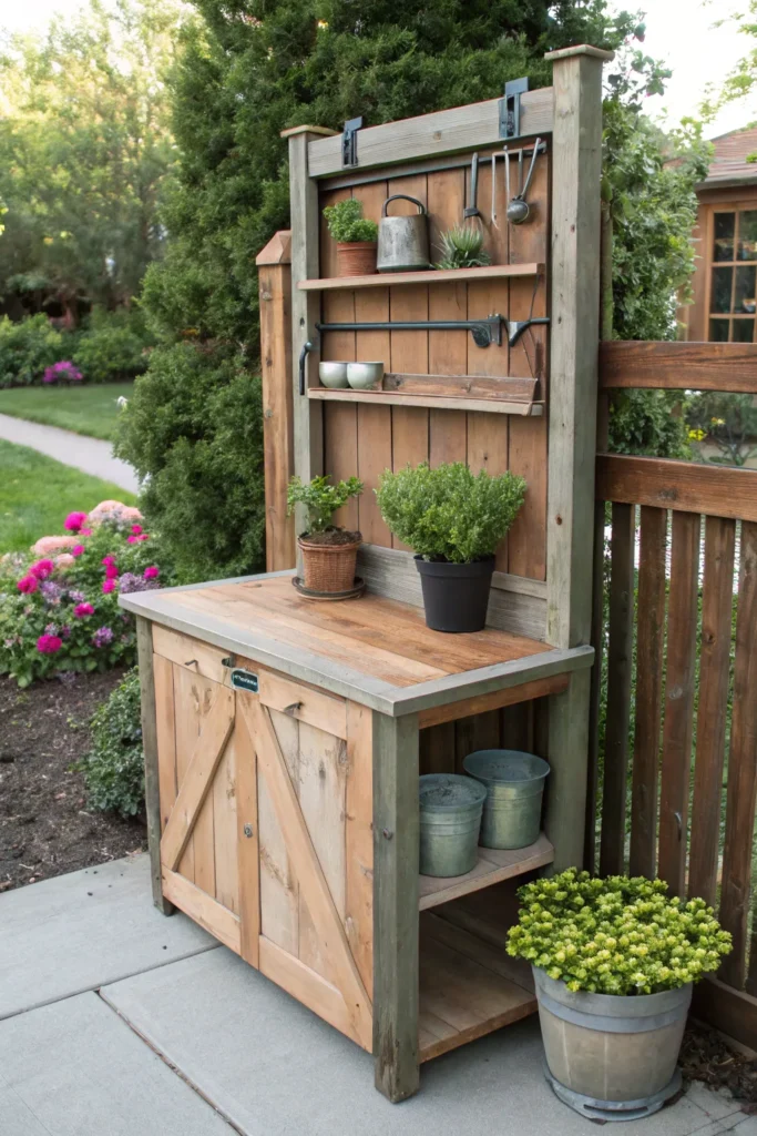 13 upcycled door potting bench potting bench ide