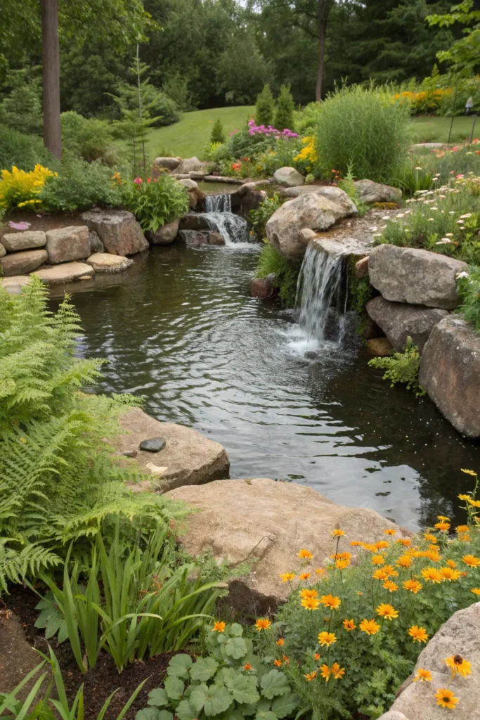 13 waterfall stream kit a winding stream created