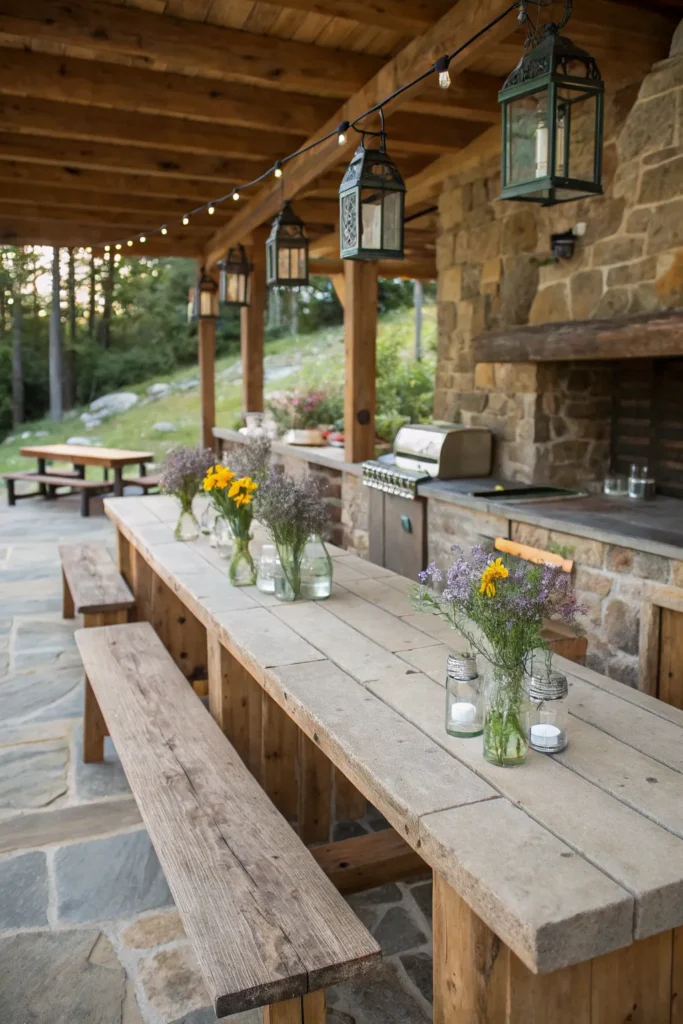 14 farmhouse table kitchen show an outdoor rusti