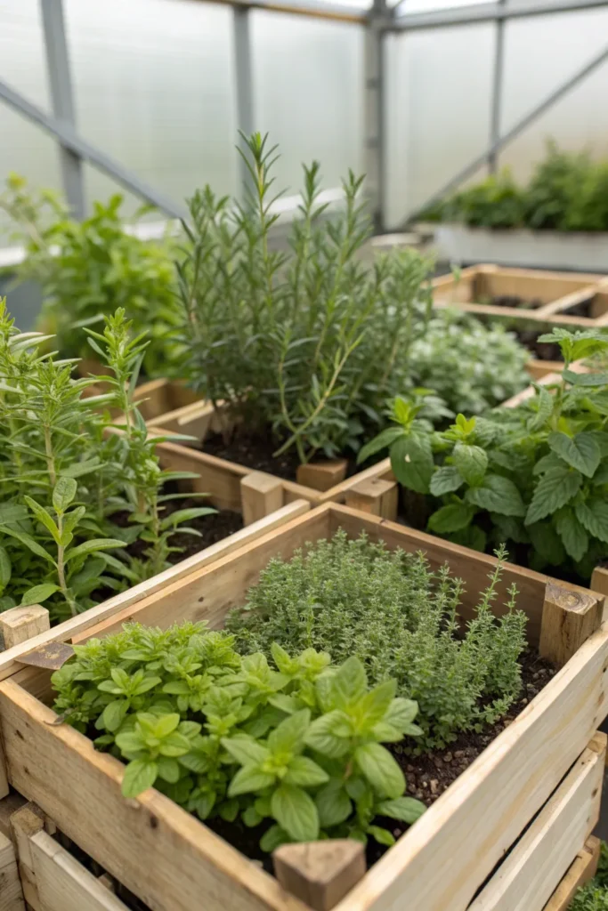 14 herb garden mixtures a mixed herb display wit