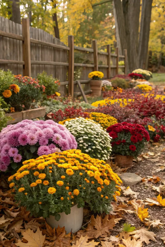 14 set up a fall flower garden a vibrant flower