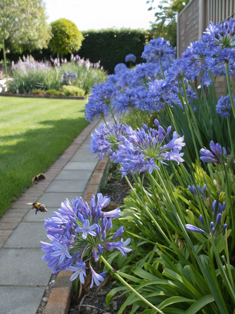 15 agapanthus true blue realistic garden border