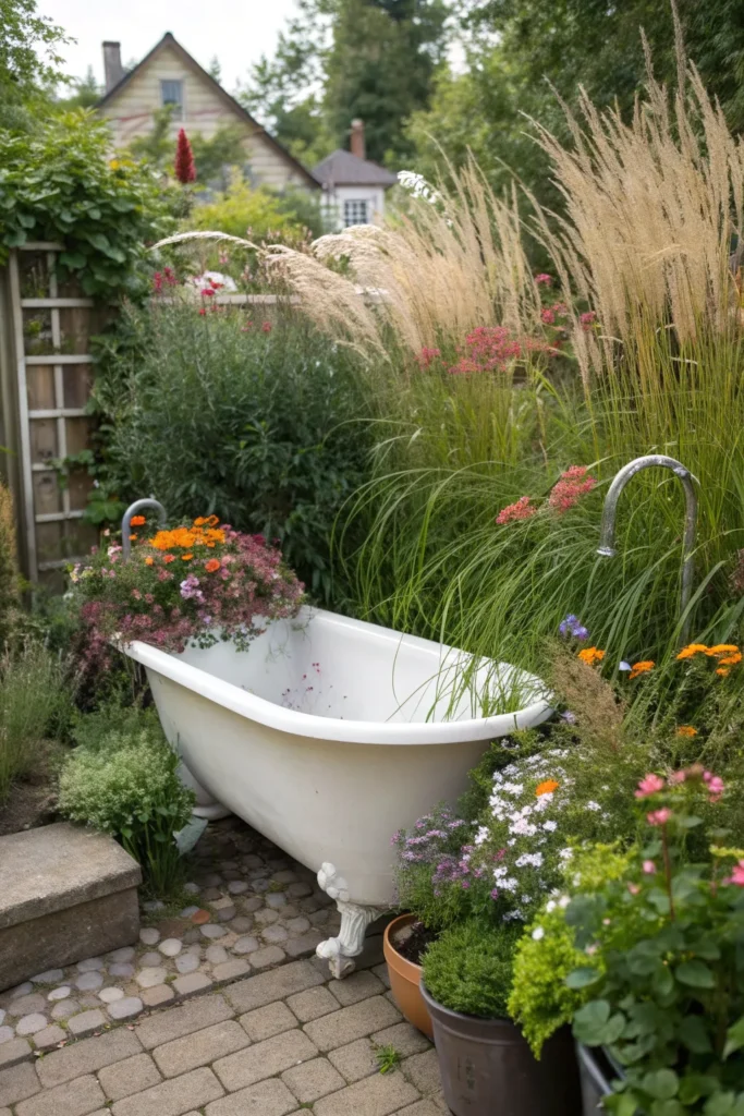 15 vintage bathtub garden white clawfoot batht