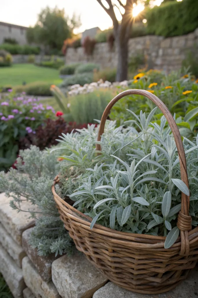 16 licorice plant a basket trailing with silvery