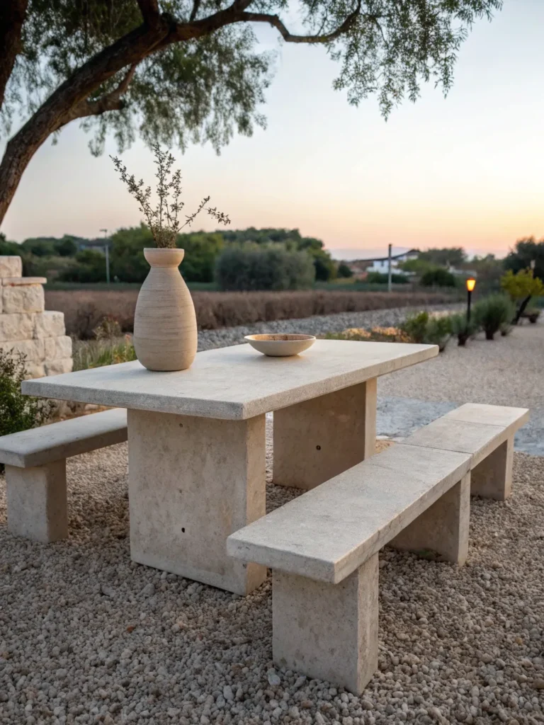 16 simplicity stone table set a solid stone di