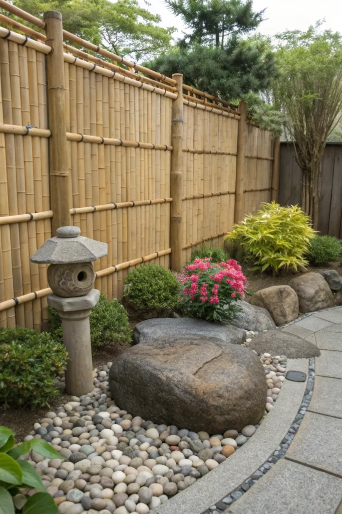 17 bamboo stone harmony a bamboo fence set a