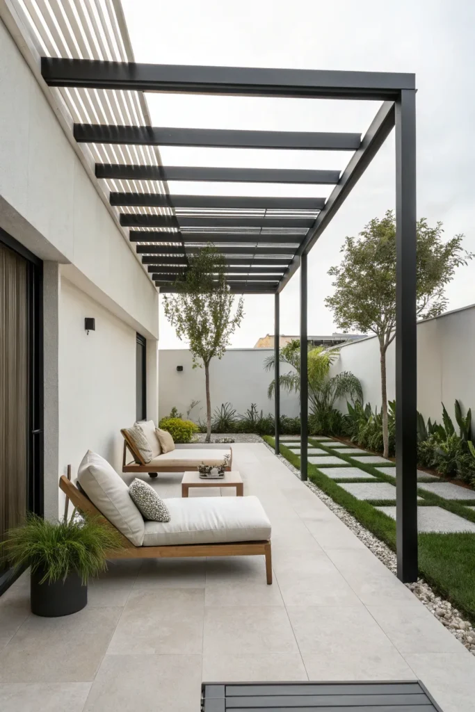 17 minimalist backyard with a modern minimalist