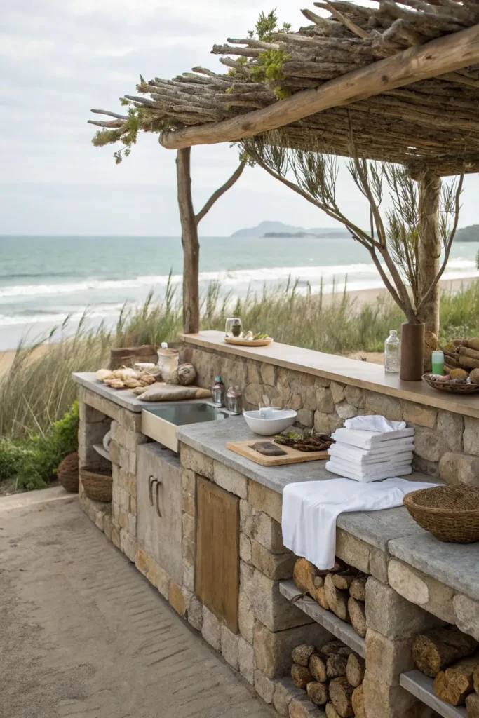 17 seaside rustic kitchen create an outdoor rust