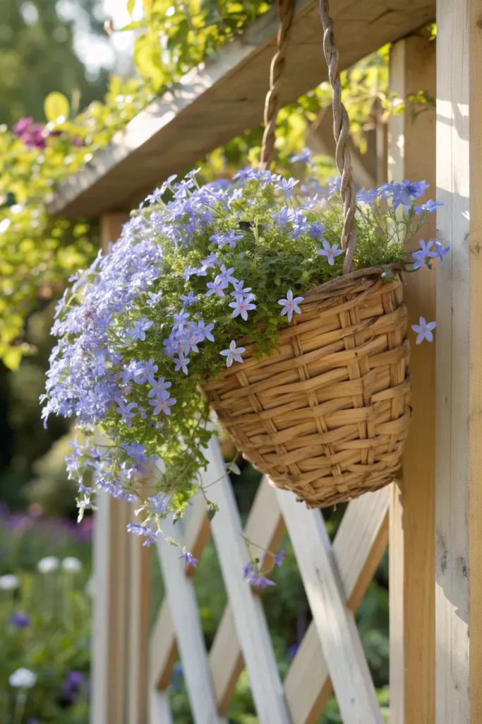 18 blue star creeper a delicate basket of blue s