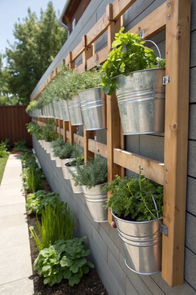 18 galvanized metal planters rows of galvanized