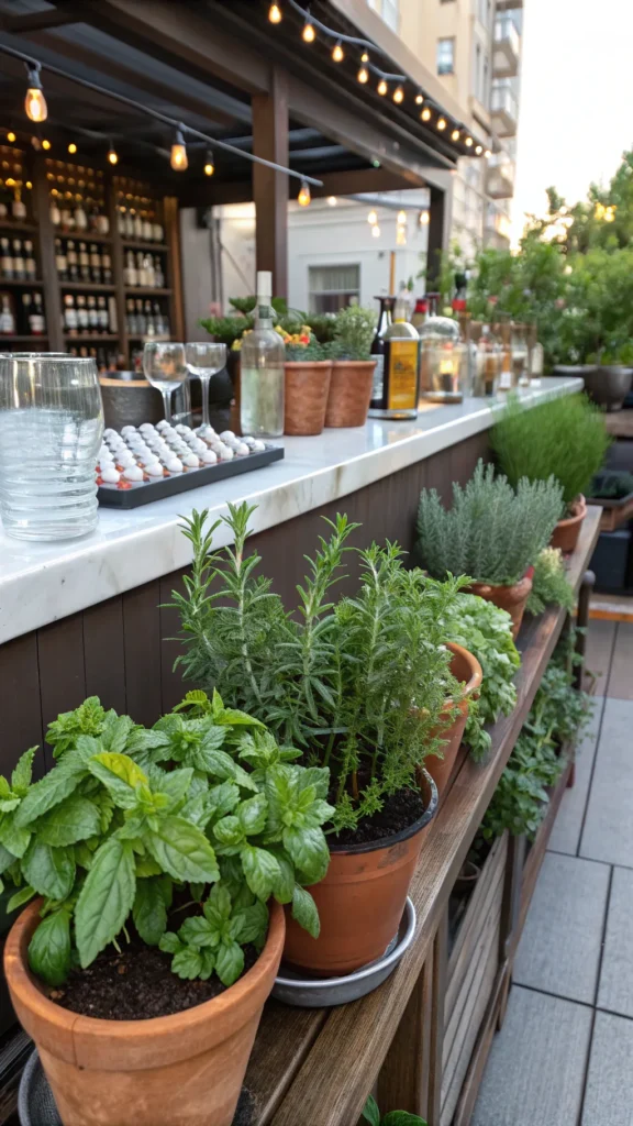 19 herb garden cocktail station small herb gar