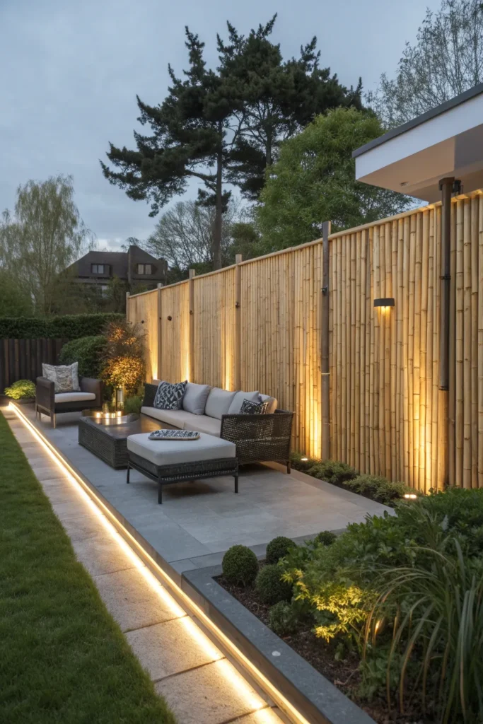 19 modern bamboo glow sleek bamboo fencing wit