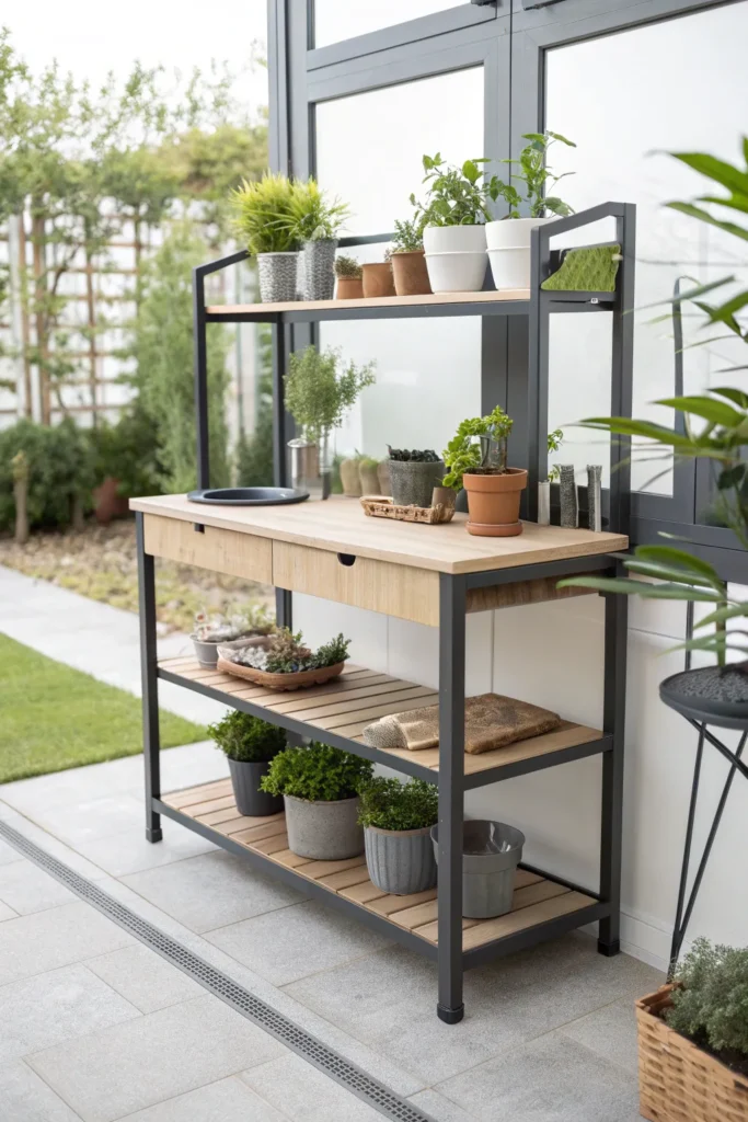 19 modern minimalist potting bench potting bench