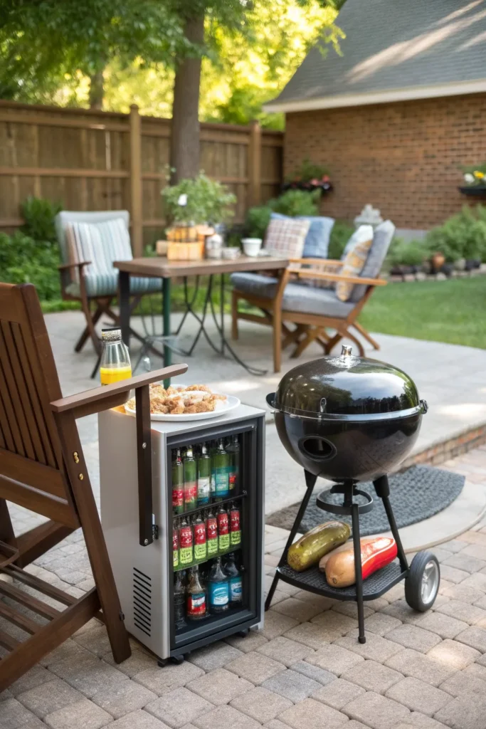 19 portable beverage cooler nearby patio bbq area