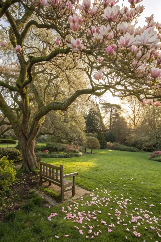 2 magnolia a lush spring garden featuring a la