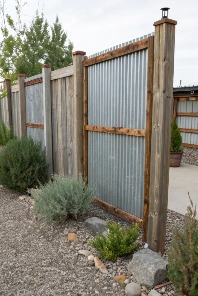 20 industrial corrugated metal fence generate an