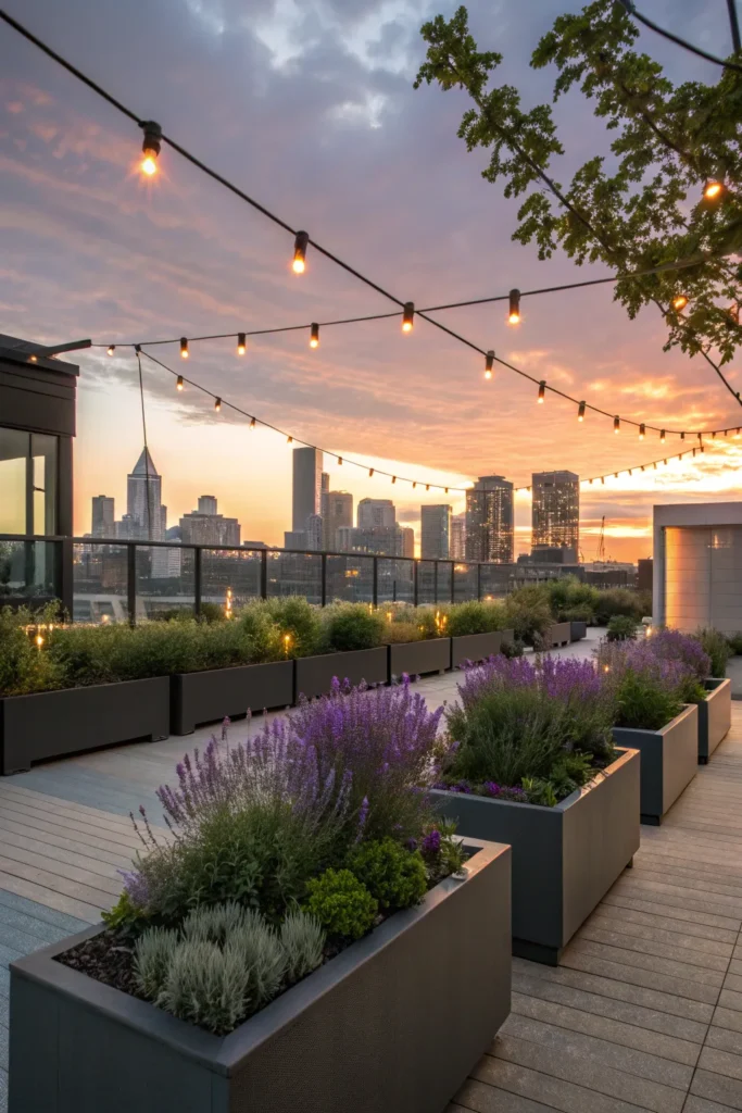 20 urban chic lavender rooftop rooftop garden