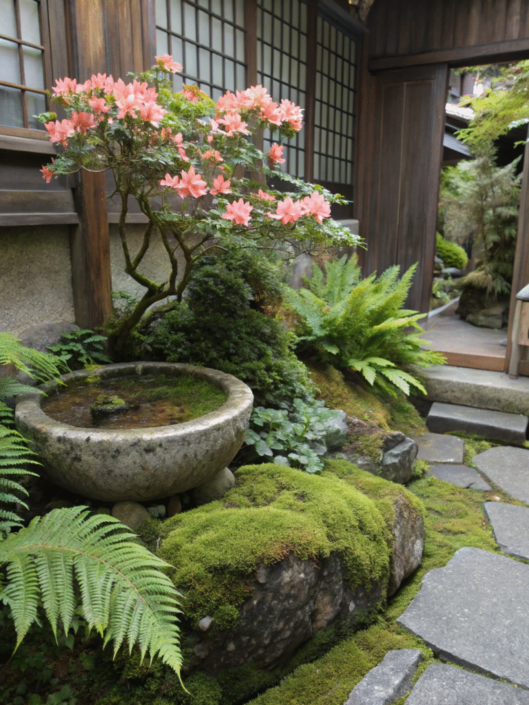20 zen courtyard garden with azalea chinzan sa