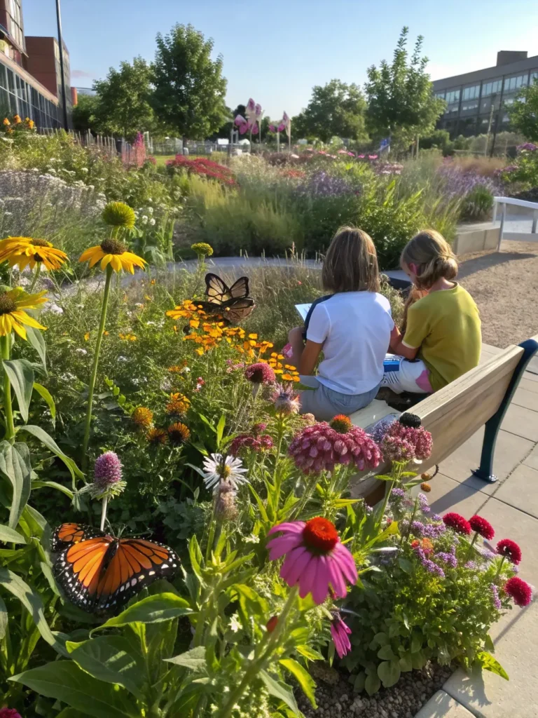 21 butterfly garden with observation station pol